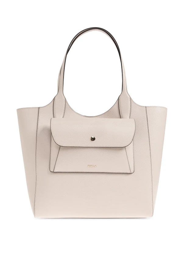 cream "Lea Medium" shopper bag