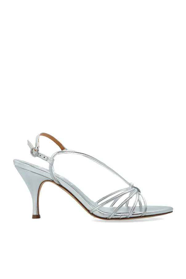 SILBER Absatzsandalen „Solange“