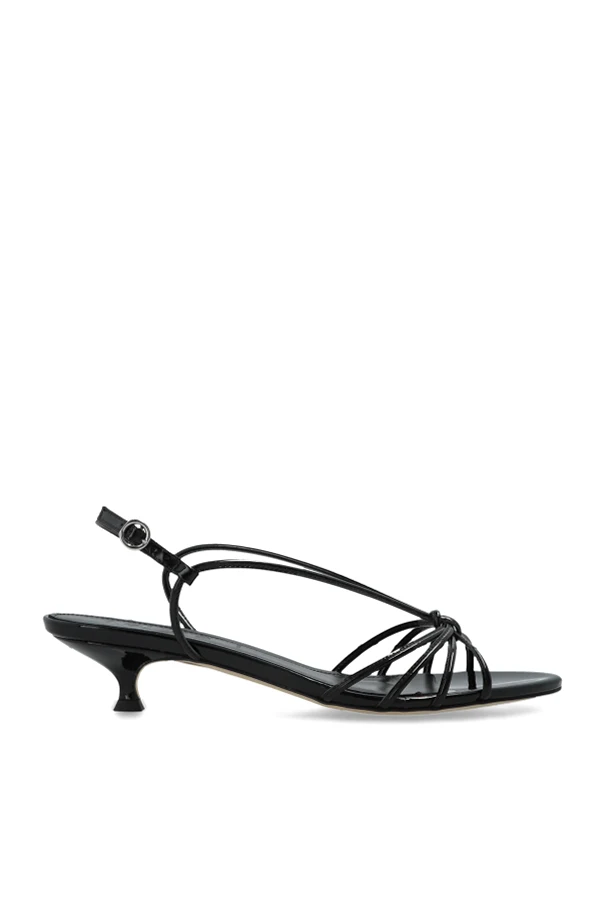BLACK Heeled sandals "Amara"