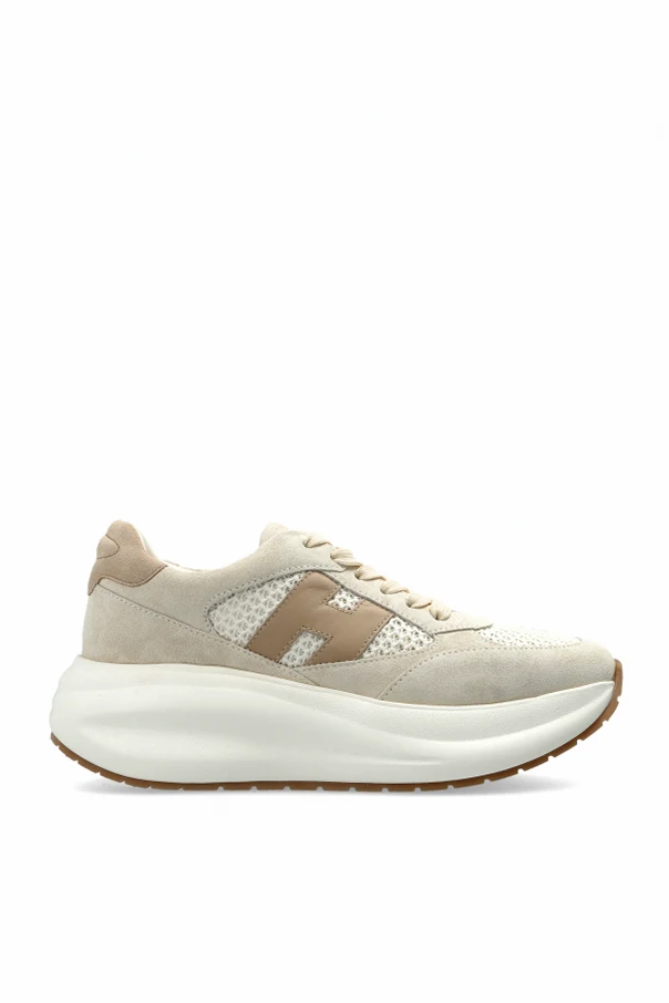 cream ‘H696’ sports shoes