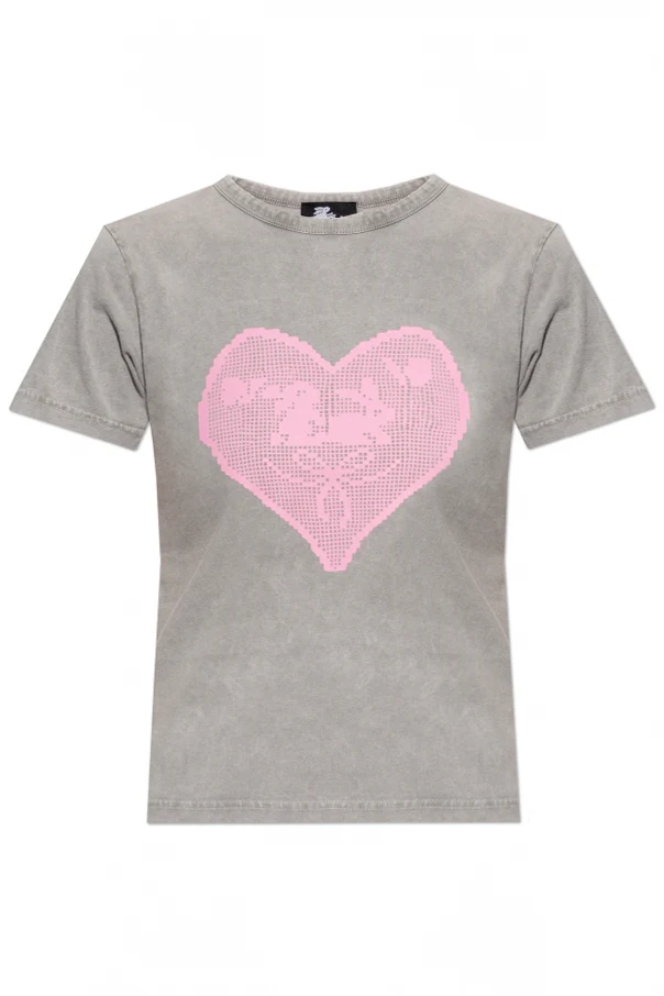 GREY T-shirt with print
