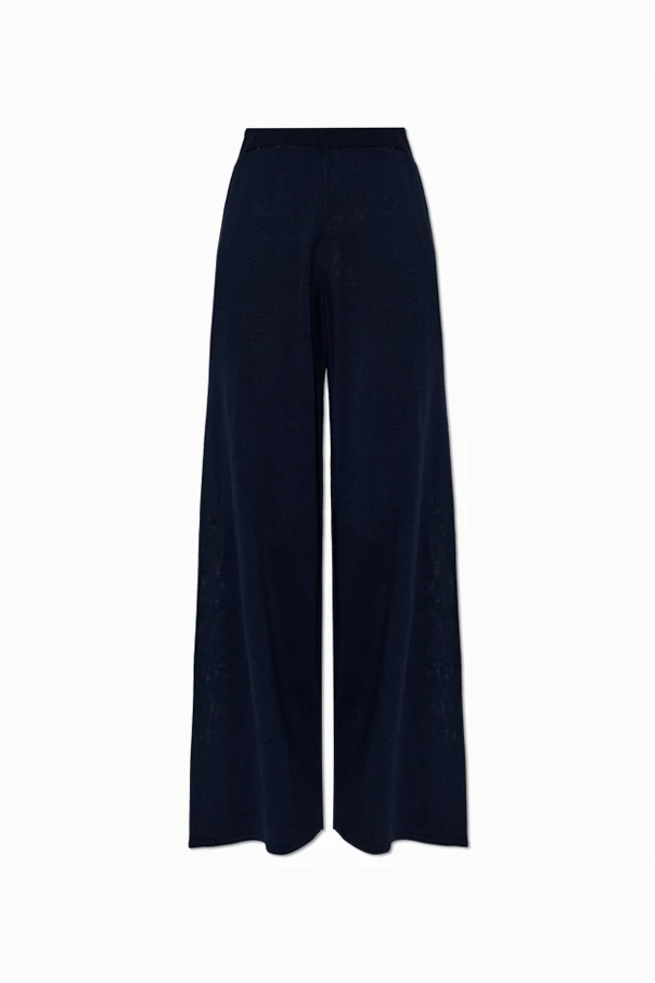 NAVY BLUE Silk pants ‘Paula’