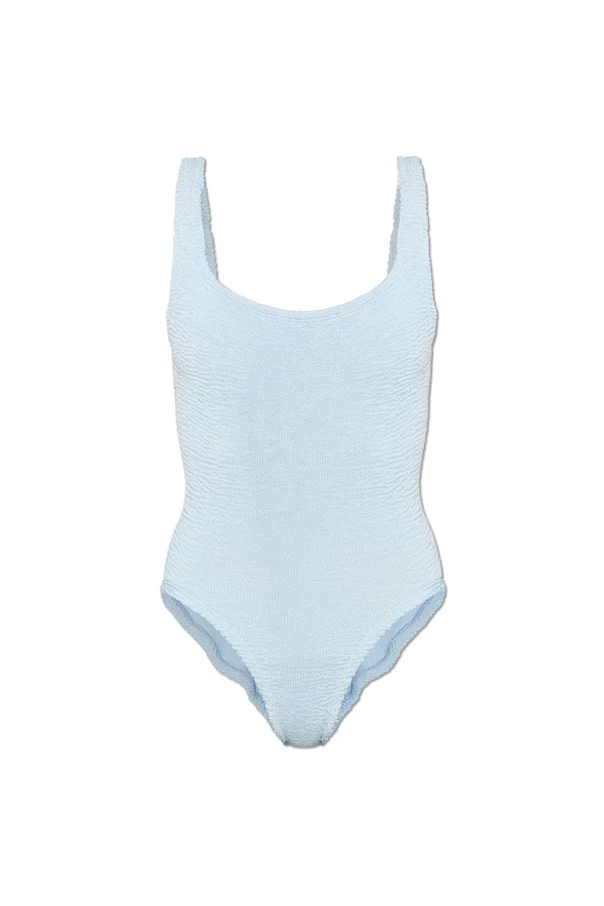 light blue One-piece swimsuit ‘Square Neck’