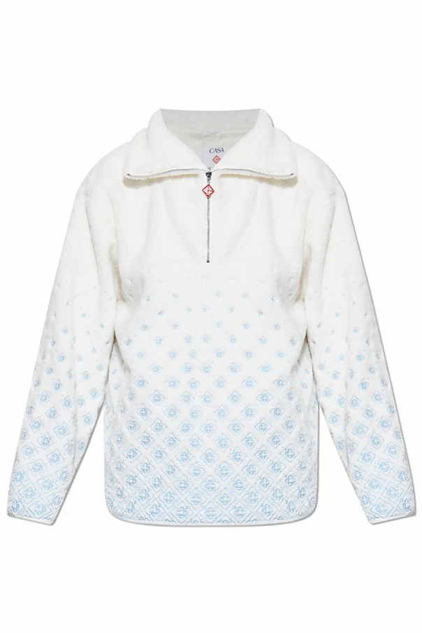 WEISS Sweatshirt mit Monogramm