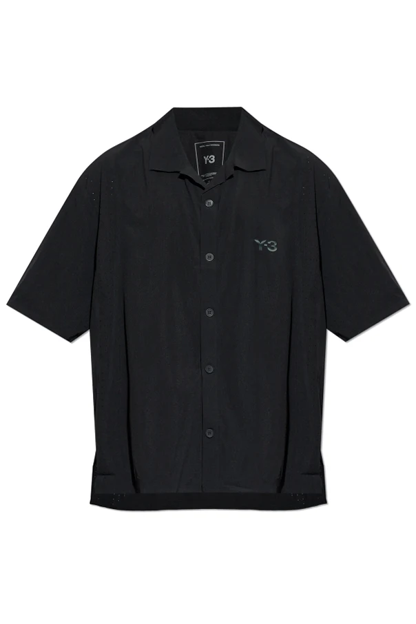 BLACK Asymmetrical Cut Shirt