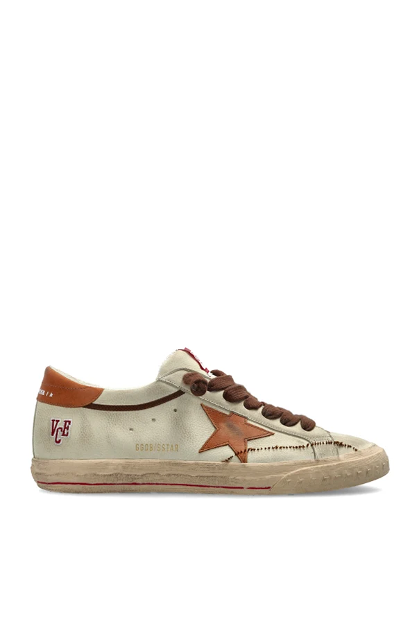 cream Super-Star Sports Shoes With Destroyed List