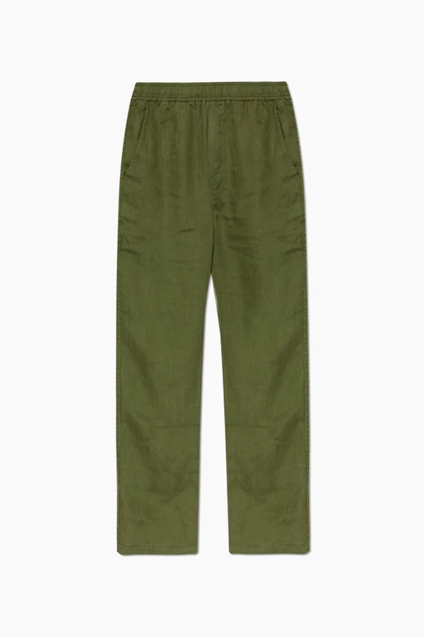 GREEN Linen pants `Sajabari`