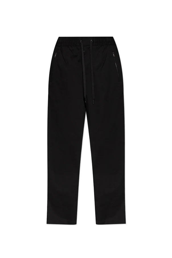 BLACK Loose-fit cotton pants