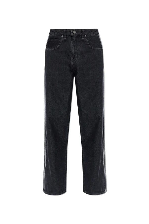 BLACK Straight-leg jeans