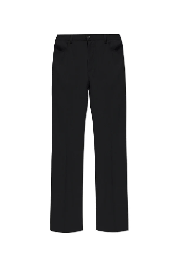BLACK Wool trousers