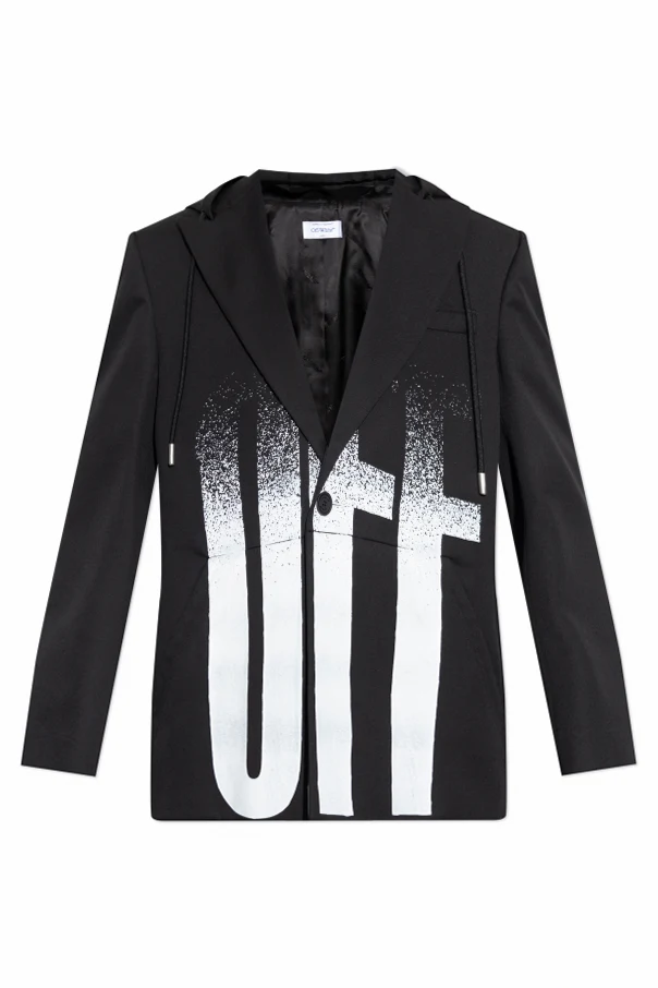 SCHWARZ Jacke mit Kapuze