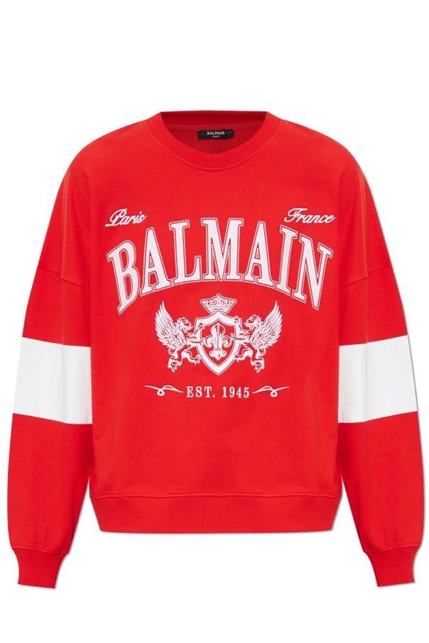 ROT Sweatshirt mit aufgesticktem Logo