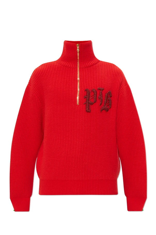 RED Sweater with appliqué