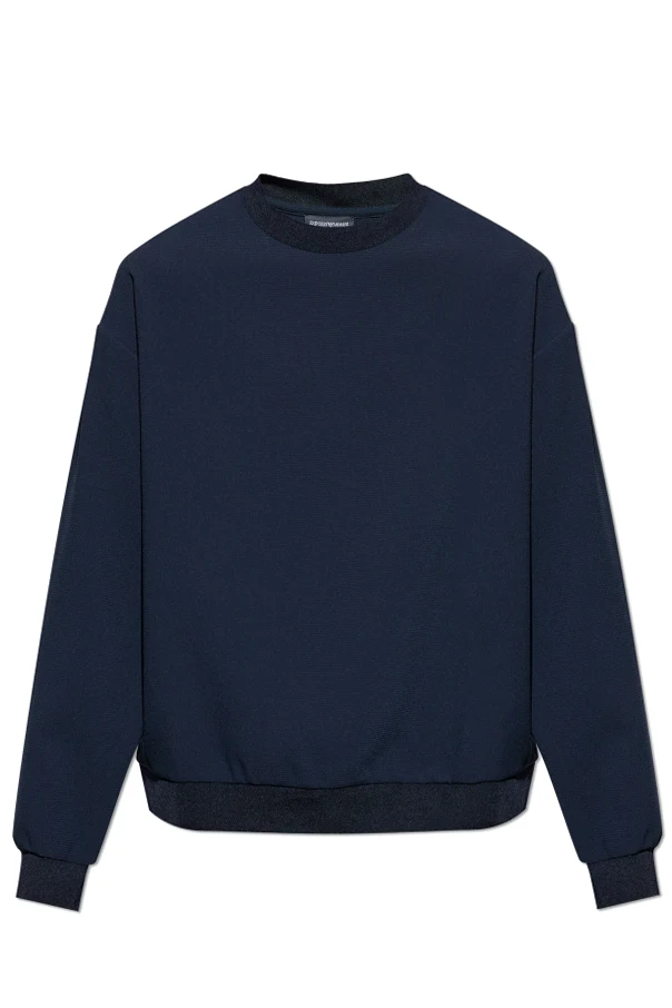 MARINEBLAU Sweatshirt mit Rundhalsausschnitt