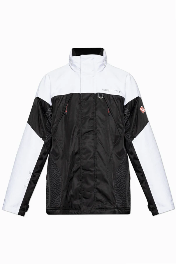 SCHWARZ Winterjacke mit Logo