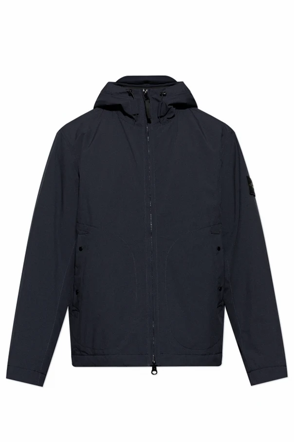 MARINEBLAU Jacke mit Kapuze