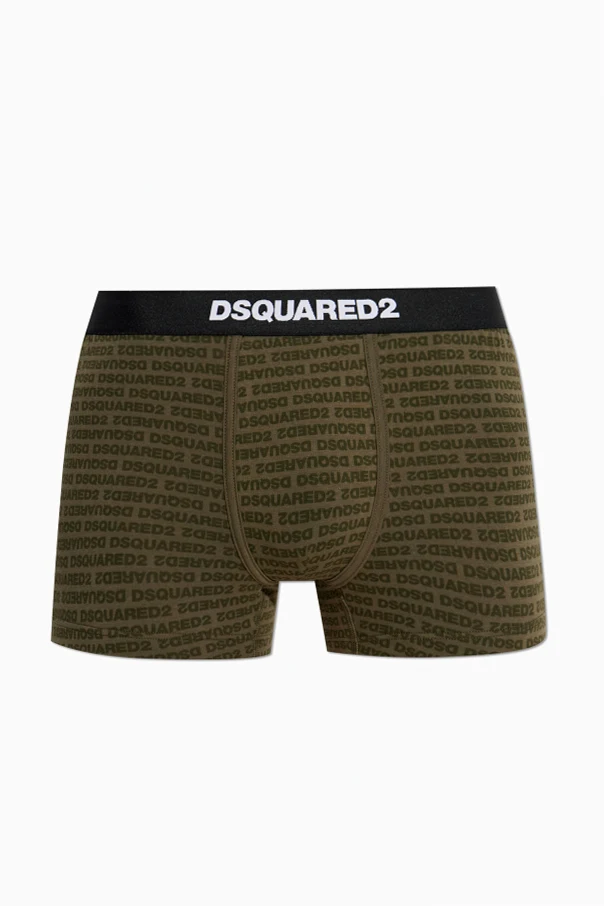 GRÜN Baumwoll-Boxershorts mit Monogramm