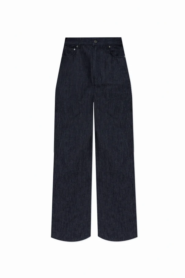 NAVY BLUE Straight-leg jeans