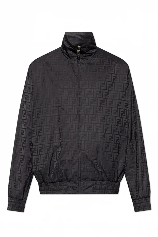 SCHWARZ Jacke mit Stehkragen