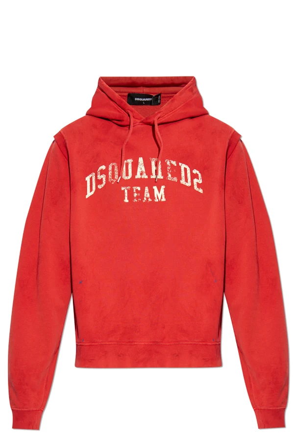 ROT Sweatshirt mit "vintage" Effekt