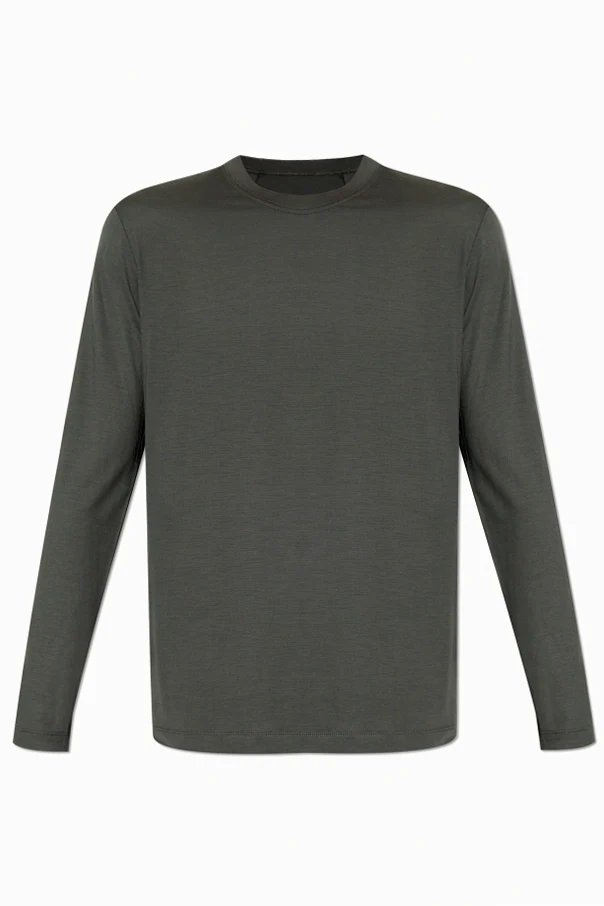 GREY Wool long sleeve t-shirt