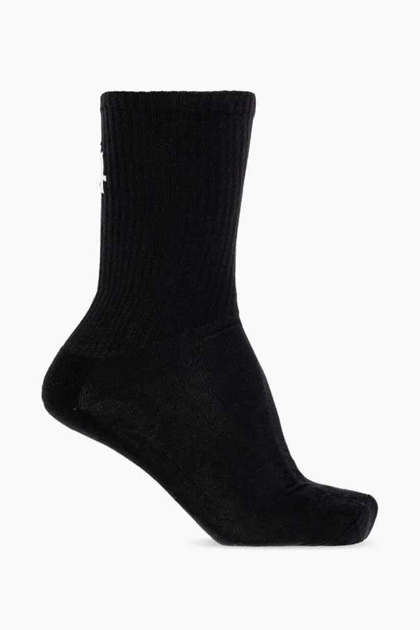 BLACK Socks with logo
