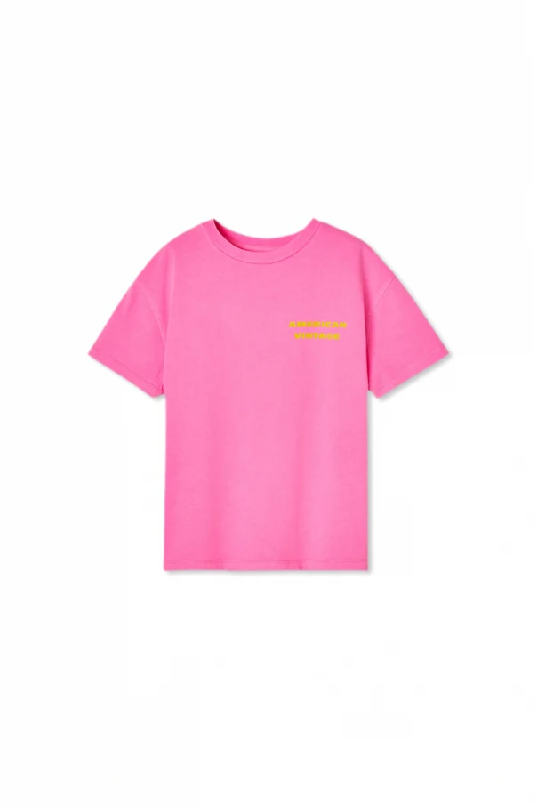 neonowy T-shirt z logo