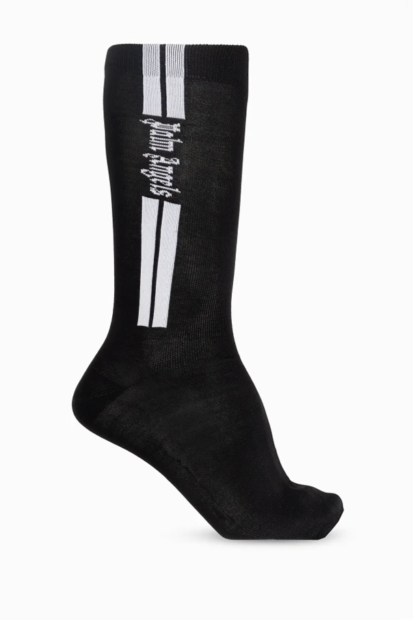 BLACK Socks with logo