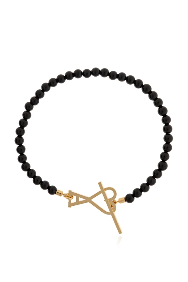 BLACK Beaded bracelet