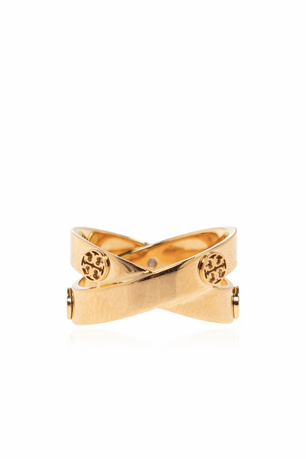 GOLD Ohrringe mit Logo