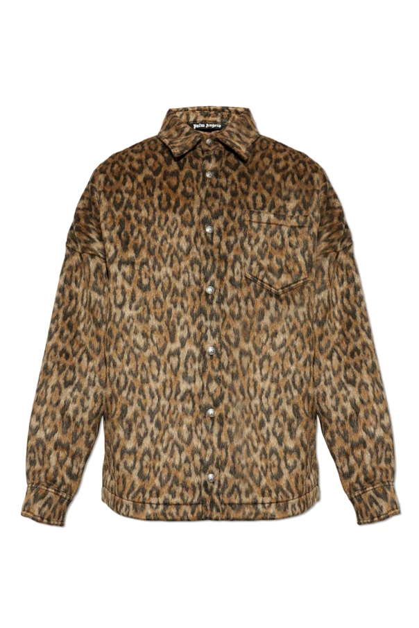 BEIGE Hemd mit Animal-Print