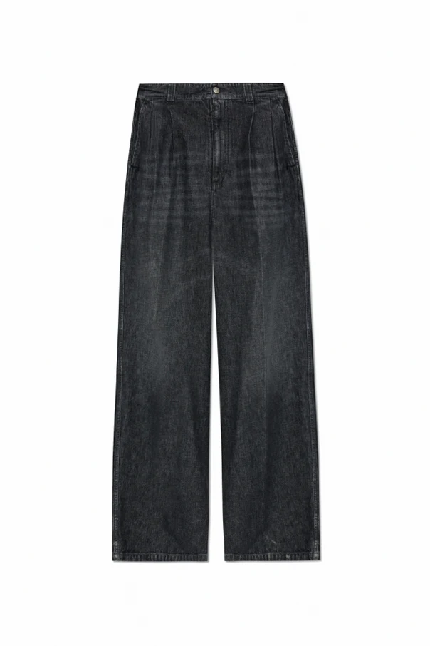 BLACK Wide-leg jeans