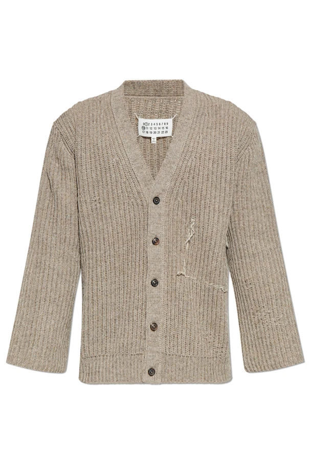 BEIGE Cardigan mit Vintage-Effekt