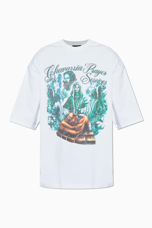 BIAŁY  T-shirt ‘Chavarria Prayer Services’