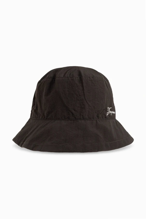 BROWN Hat with embroidered logo