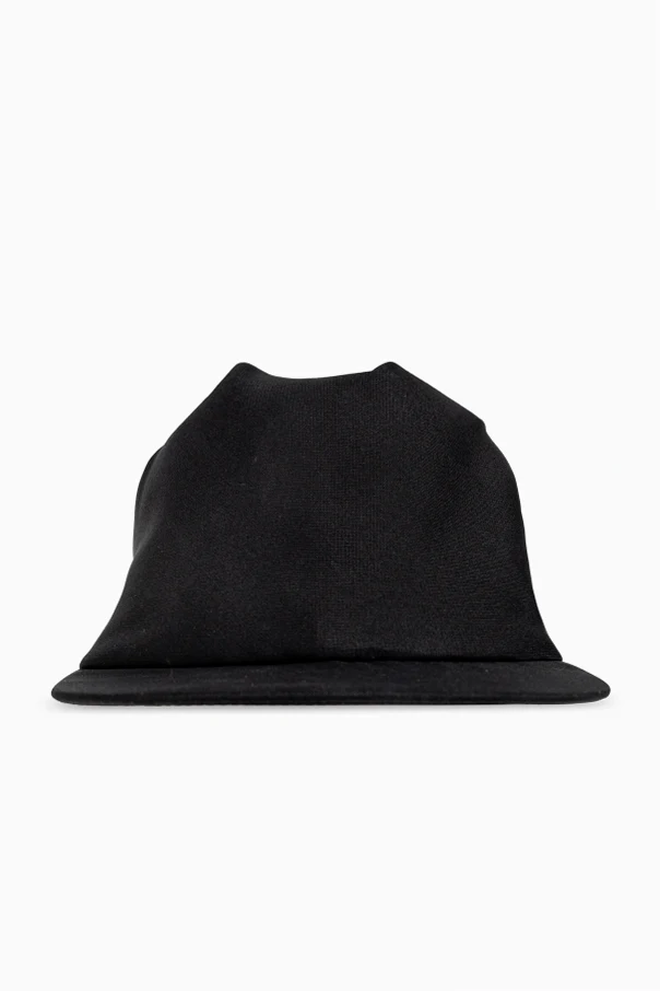 BLACK Silk baseball cap