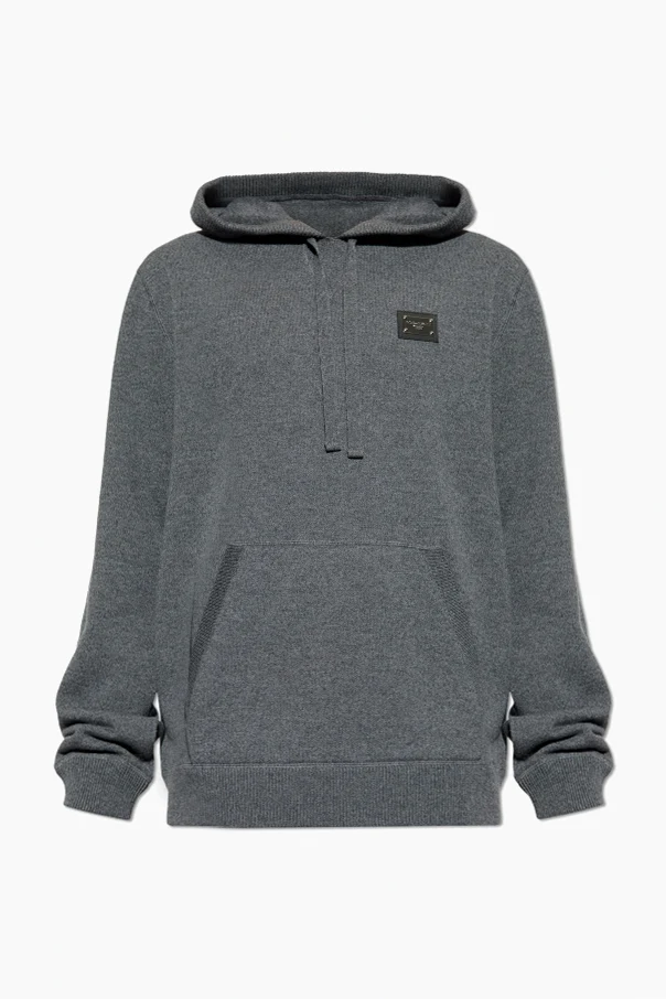 GREY Wool hoodie sweater