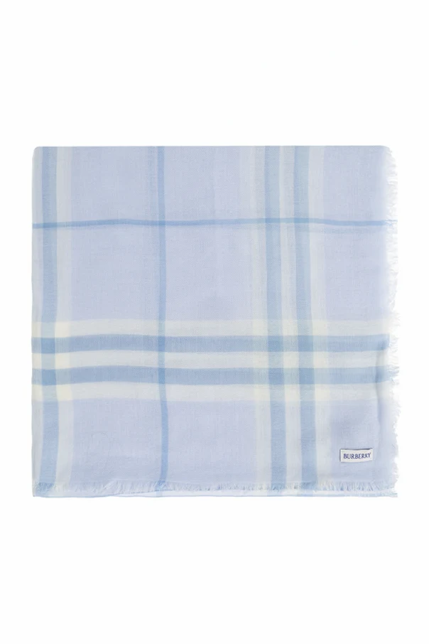 light blue Wool scarf