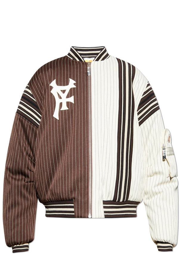 cream Insulated "bomber" jacket