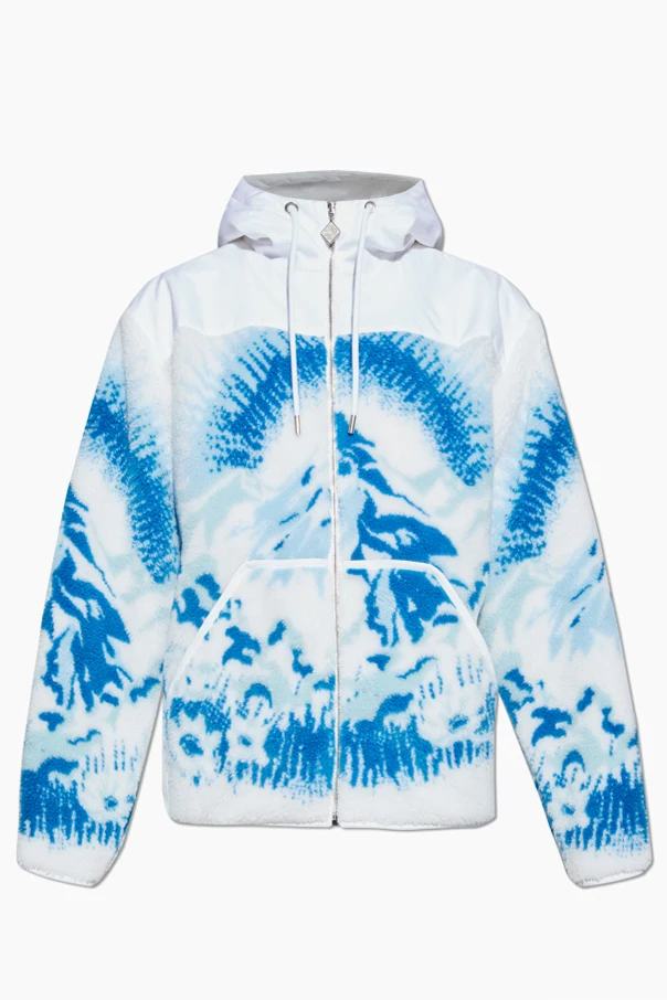 WEISS Jacke mit Kapuze