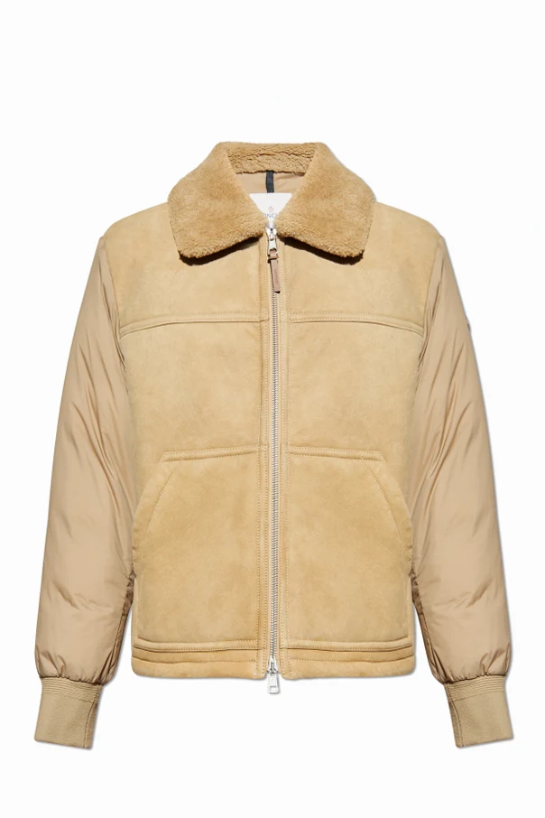 beżowy Puchowa kurtka skórzana `Tonnay`