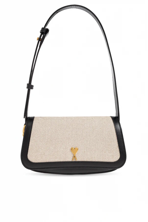 cream ‘Paris Paris’ shoulder bag