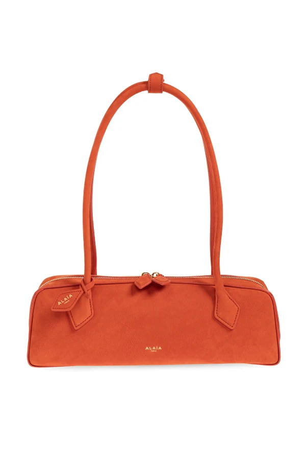 ORANGE Satin bag "Le Teckel Medium"