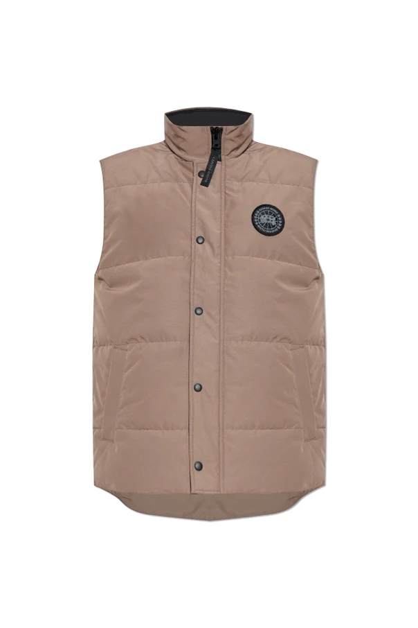 BRĄZOWY Puchowa kamizelka ‘Garson’