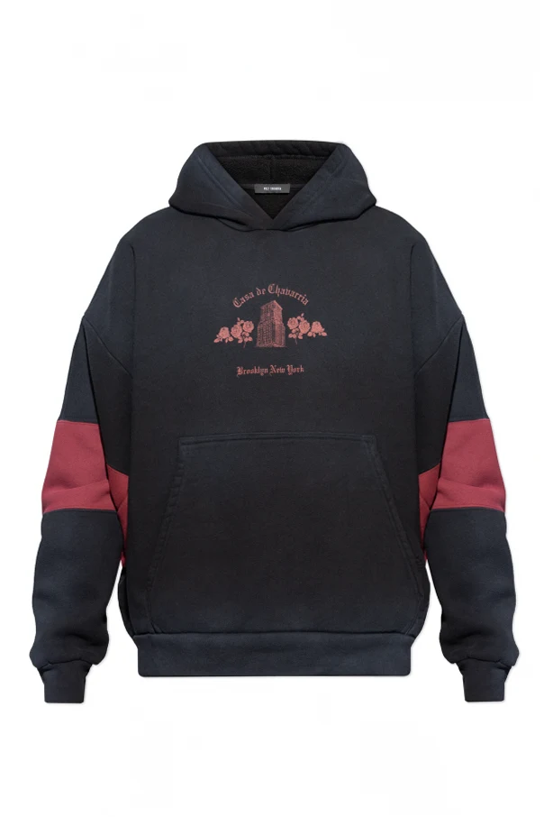 CZARNY Bluza z kapturem