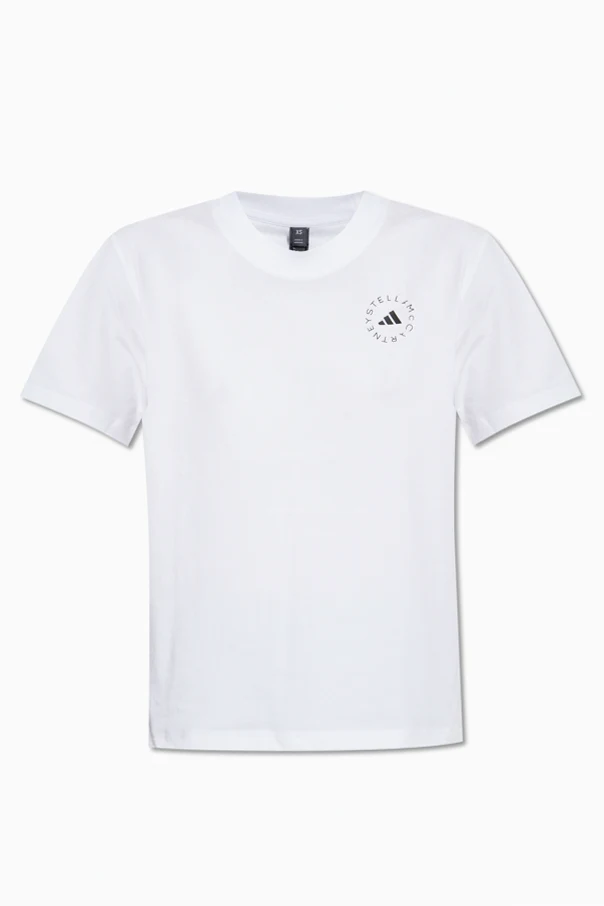 WHITE T-shirt with logo