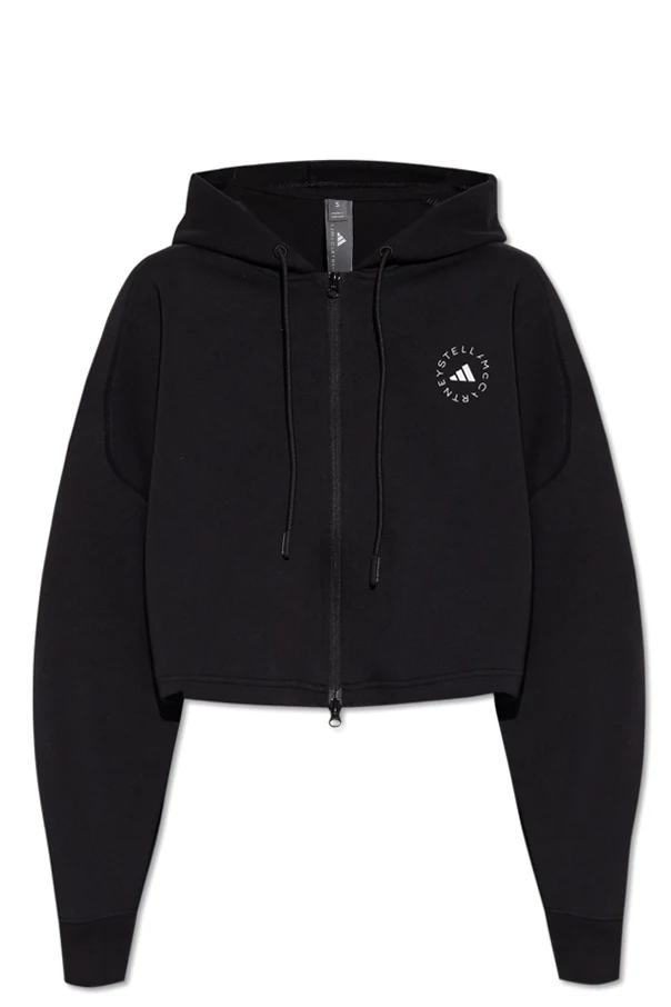 BLACK Loose-fit hoodie