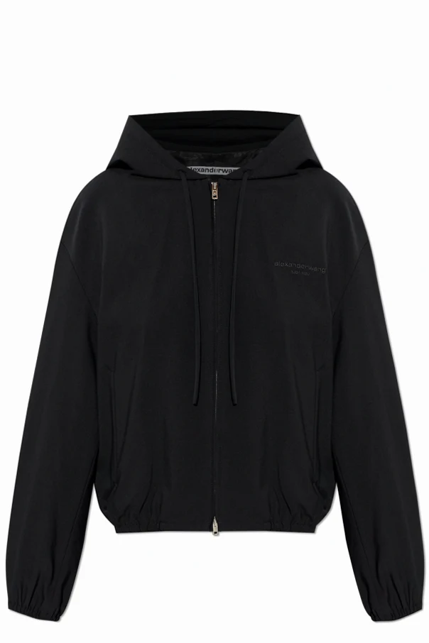BLACK Wool hoodie