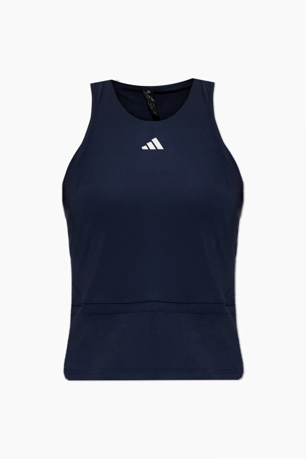 NAVY BLUE Top with printed logo