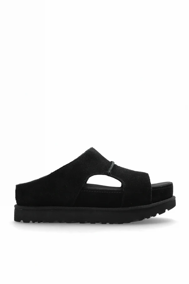 BLACK Platform sandals ‘GOLDENSTAR HI’